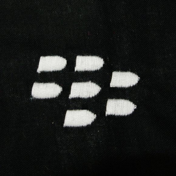 BLACKBERRY BBM VIntage Tech Black Sweatshirt Employee Uniform Shirt Size… - Picture 3 of 10